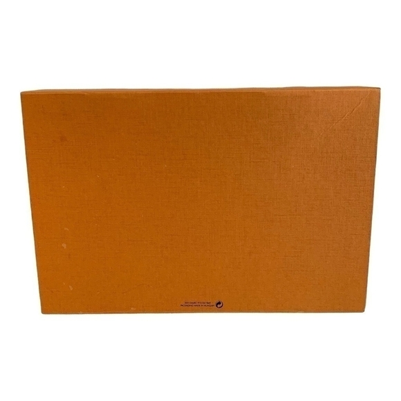 Authentic Empty LOUIS VUITTON BOX Magnet Clap Closure Clutch Bag Gift Box Ribbon - Picture 4 of 4